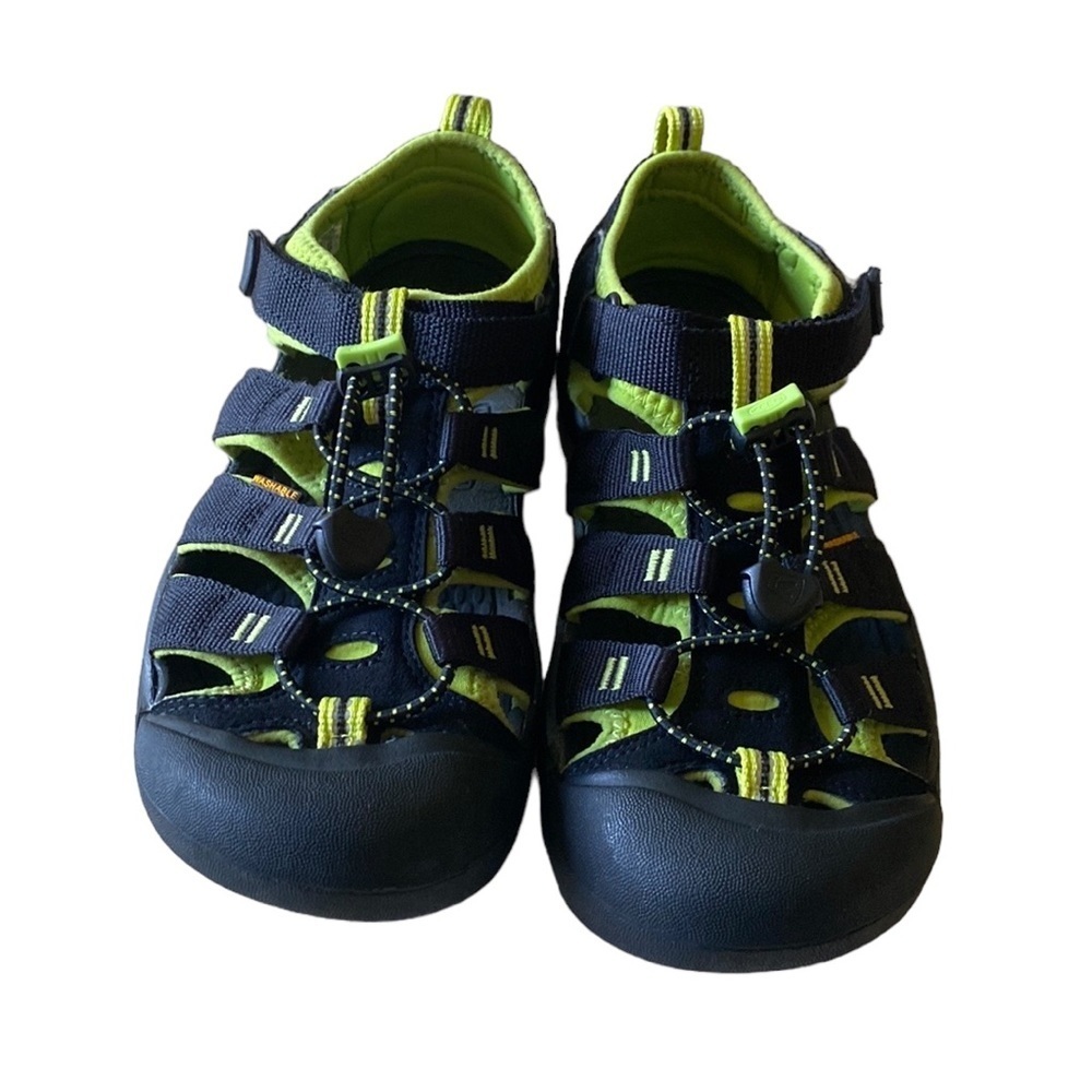 Keen Sandals Women's Sz 36 Waterproof Black Green Quicklace Washable Newport H2